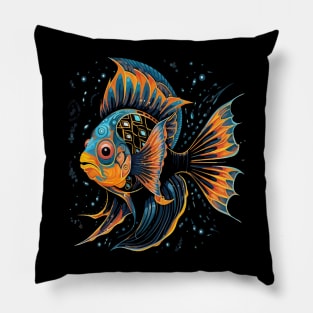 Angelfish Halloween Pillow