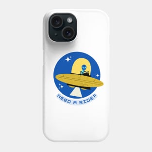 Need a Ride?| Taxi driver | UAP | UFO Phone Case