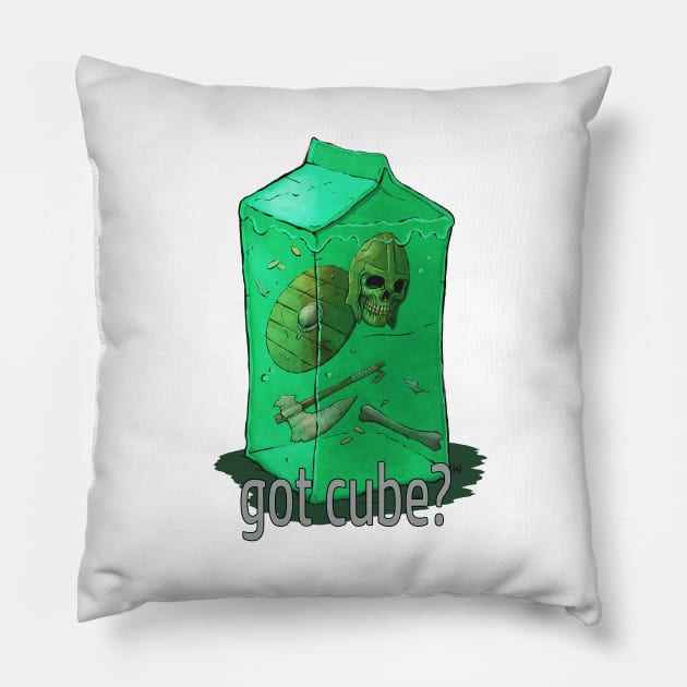 Got Cube? Pillow by Dmon28