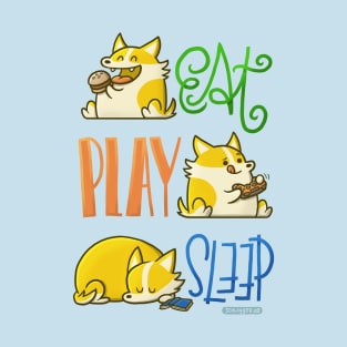 A Corgi's Day T-Shirt