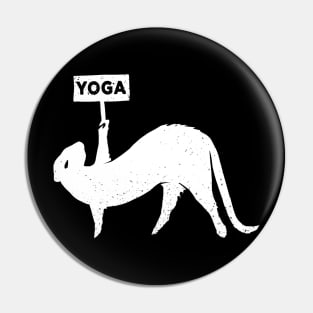 Yoga Ferret Pin