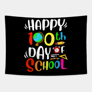 Happy 100th Day of School 100th Day of School Kids Teacher Tapestry