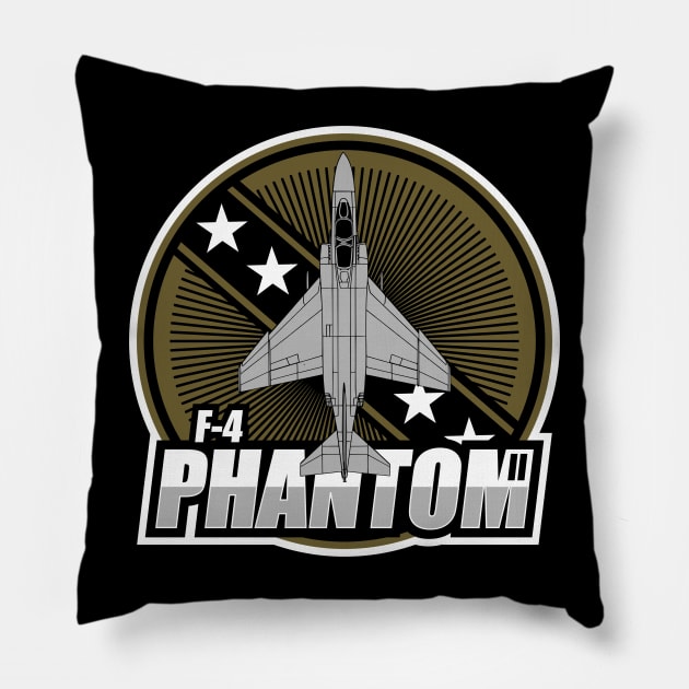 F-4 Phantom II Pillow by Tailgunnerstudios