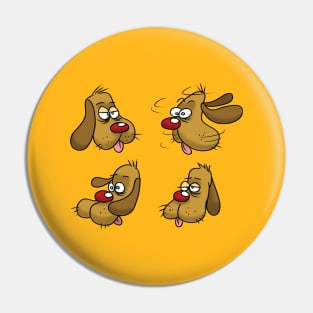 Sag Dog Pin