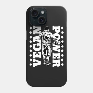 Vegan Power Front Raises Weightlifting Phone Case