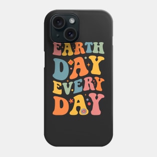 Earth Day Every Day Retro Vintage Sunset Happy Earth Day Phone Case