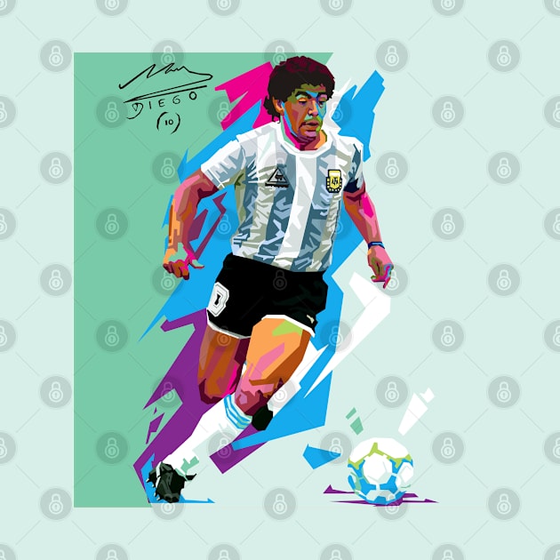 diego maradona by rifaisetyo