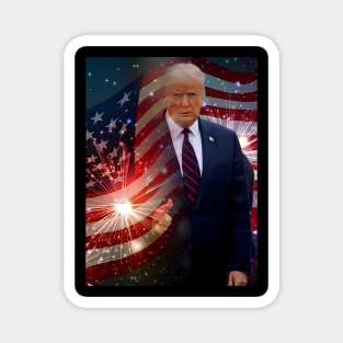 Donald J. Trump Patriot Magnet