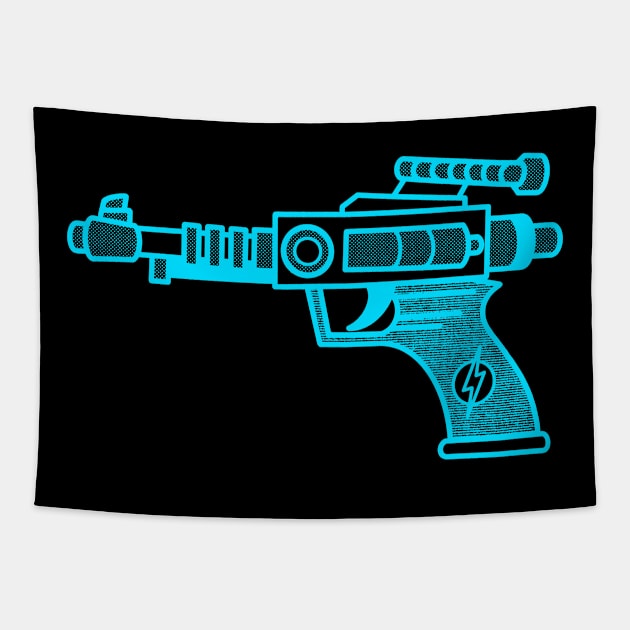 Ray Gun Tapestry by OrneryDevilDesign