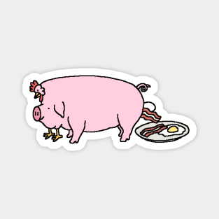 Eggs and bacon Magnet