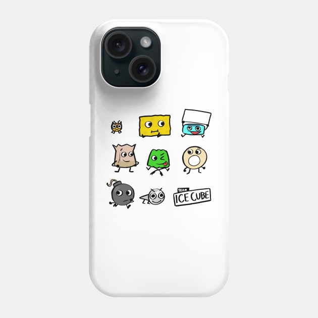 BFB TEAM ICE CUBE Pack Phone Case by MsBonnie