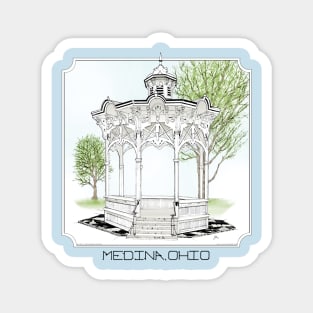 Medina, Ohio Gazebo Magnet