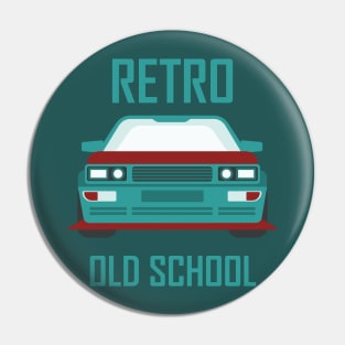 Retro car Pin