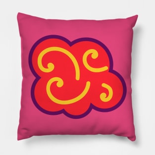 Japanese Red Cloud Pillow