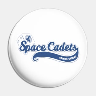 Space Cadets baseball tee (corner dice) Pin