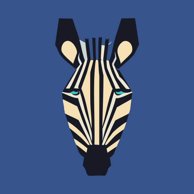 Geometric Design of a Zebra Face by goingplaces