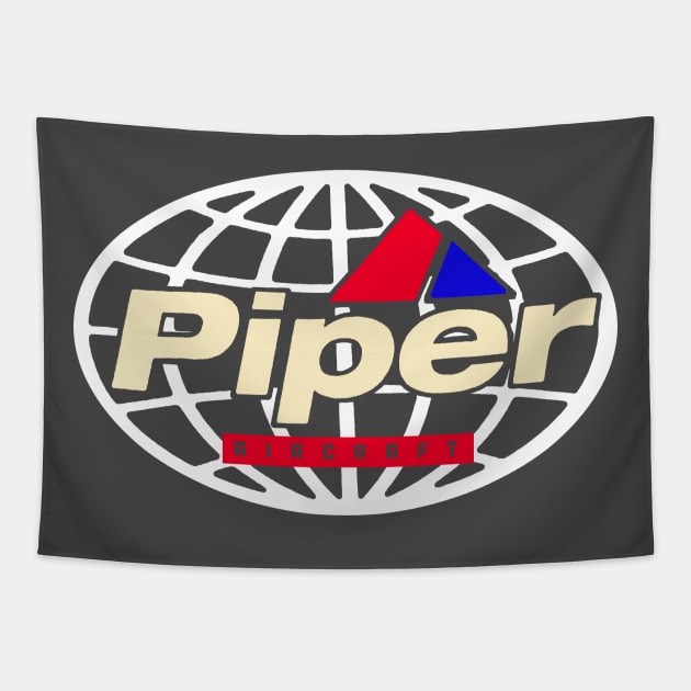 Piper Aircraft Tapestry by Midcenturydave