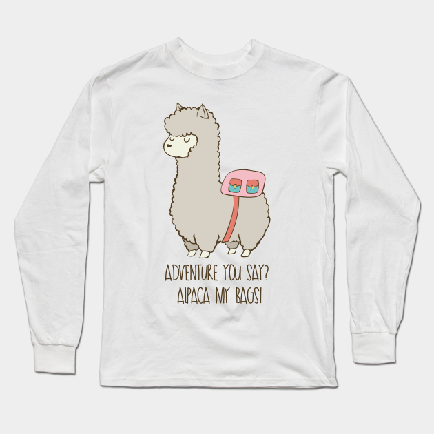 ADVENTURE ALPACA BAG T-Shirt funny Mens alpaca llama ADVENTURE ALPACA BAG T-Shirt funny Mens alpaca llama