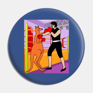 Boxing Glove Boxing Kangaroo Fighting Pin