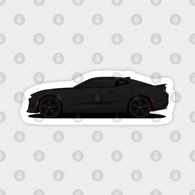 CAMARO BLACK Magnet by VENZ0LIC