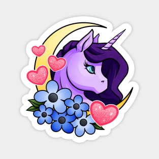 Lunar Unicorn Magnet