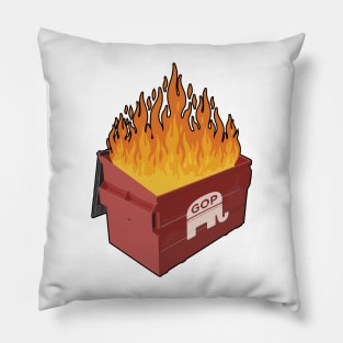 Trumpster Fire Pillow