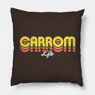 Retro Carrom Life Pillow