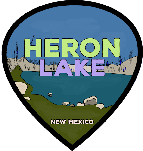 Heron Lake, New Mexico Kids T-Shirt by DiegoCarvalho