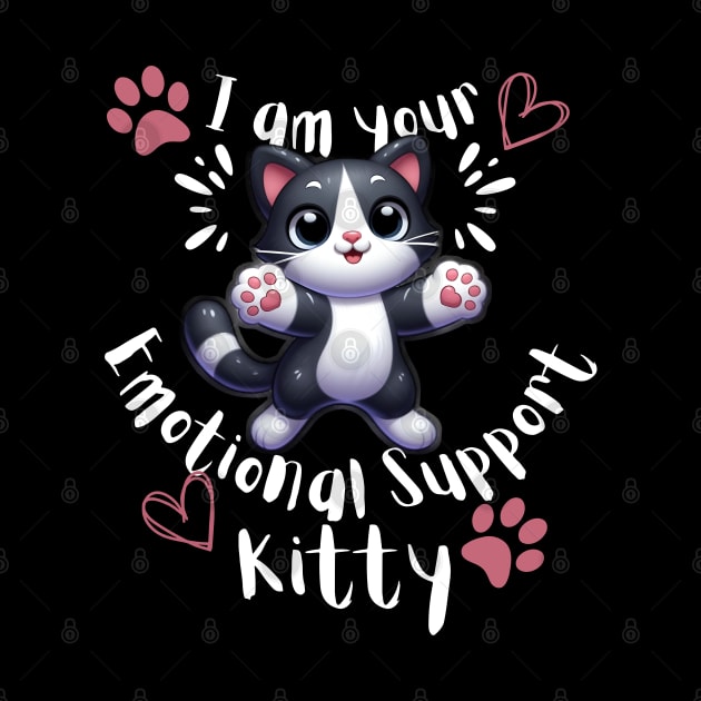 I am your emotional support kitty by Art from the Machine