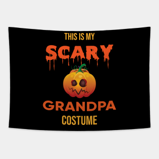 This Is My Scary Orange Pumpkin Halloween GrandPa Custome Tapestry