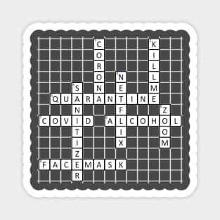 Quarantine Crossword Magnet