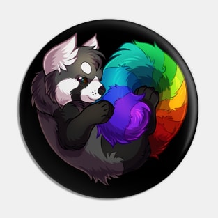 Rainbow Panda Pin