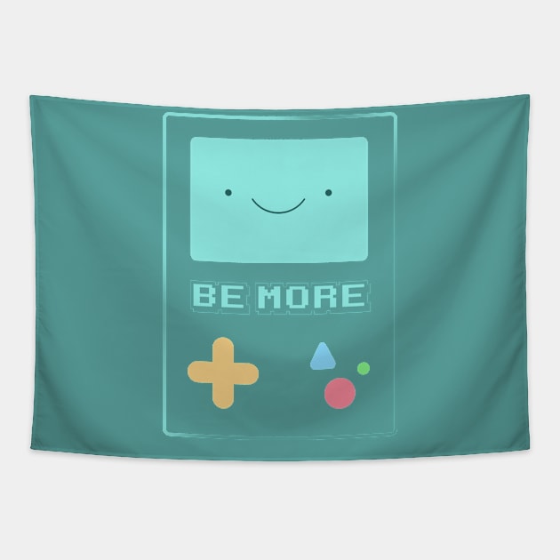 Cute Adventure Time Bmo Hello World Programmer Programming Female Tapestry by yellowpomelo