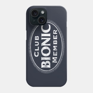 Bionic Club Member in White/Distressed Phone Case