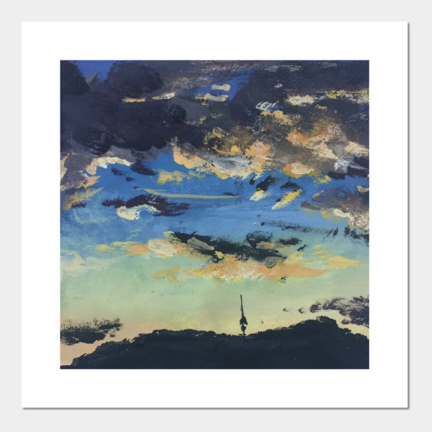 Clouds Clouds Affiche Et Impression D Art Teepublic Fr