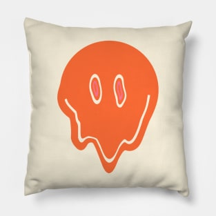 Smile Melt - Pink, Orange and Cream Pillow