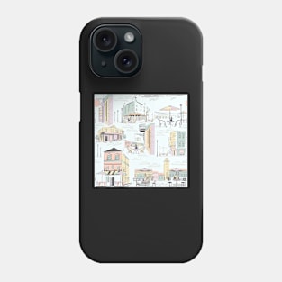 Le Petit Bistro Pastel Phone Case