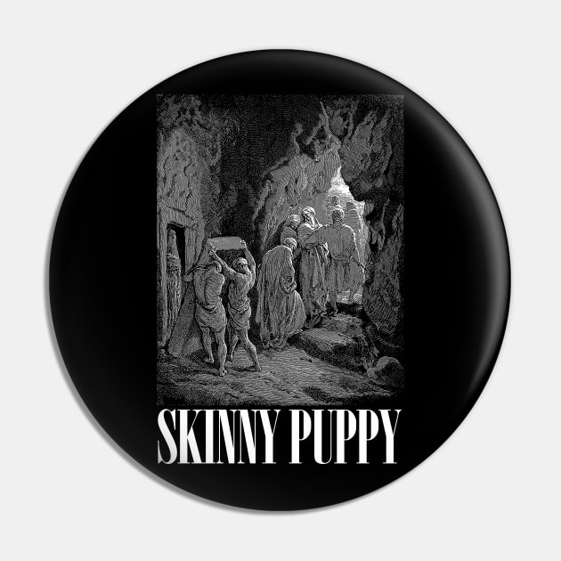 Skinny Puppy / / Original Fan Art Tribute Design Pin by DankFutura