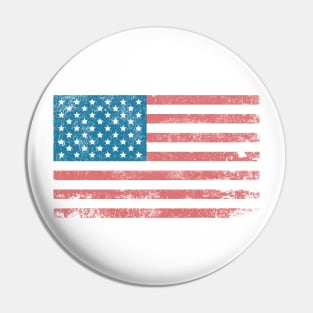 American Flag Retro Pin