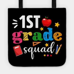 1st First Grade Squad Student Teacher Back To School Gift Tote