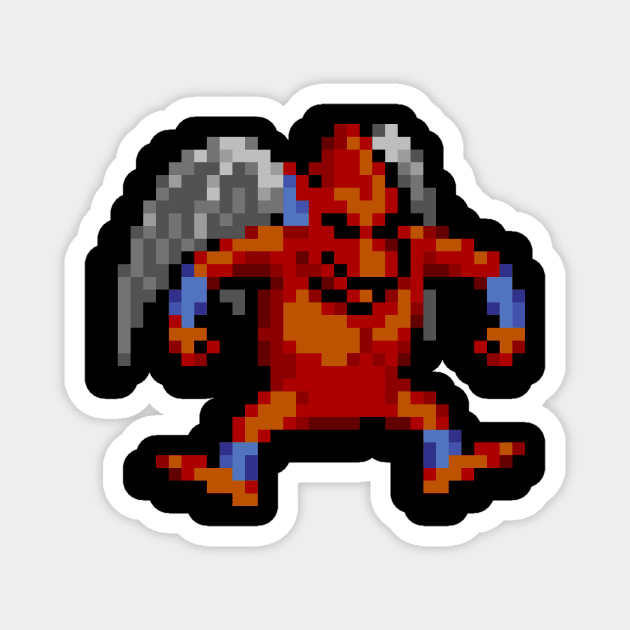 Gargoyle Magnet by thepixelcloud