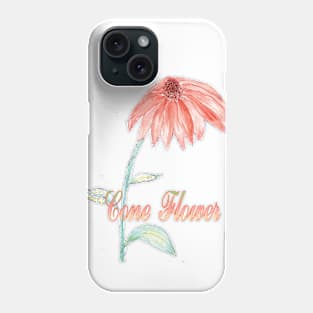 Cone Flower Phone Case