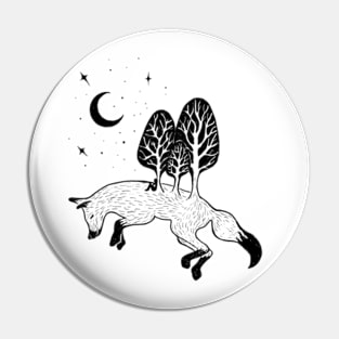 Jumping Fox Pin