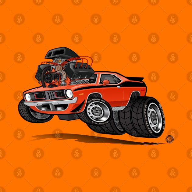 72 Hemi Cuda Engine by Goin Ape Studios