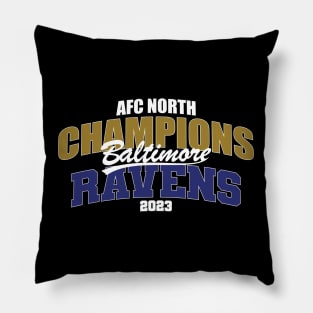 Ravens AFC North Champs Pillow