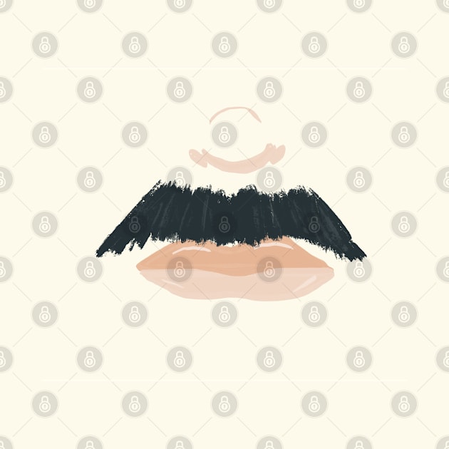 Mustache Mask by Off The Hook Studio