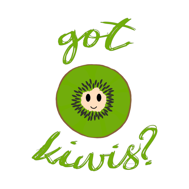 Got Kiwis? Deliciously Cute Smiley Happy Face Fruit by elogichick