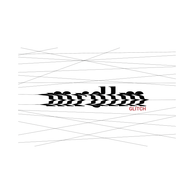 Glitch lettering by Andeust