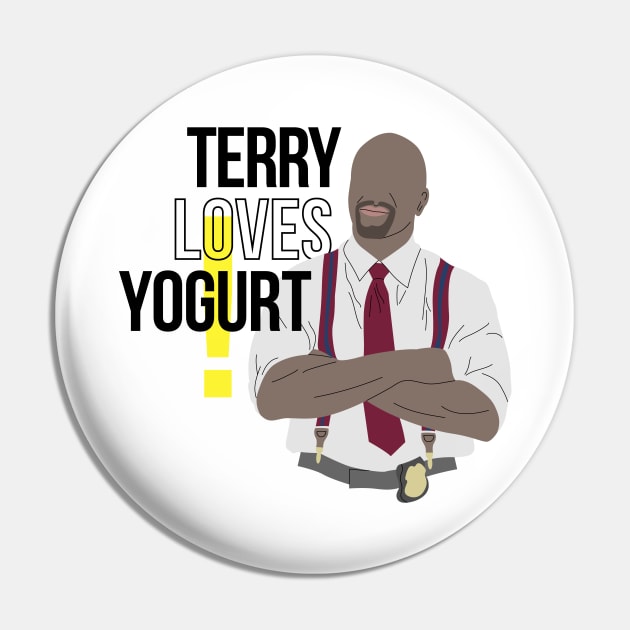 Brooklyn 99 Terry Jeffords Pin by EllaPhanta