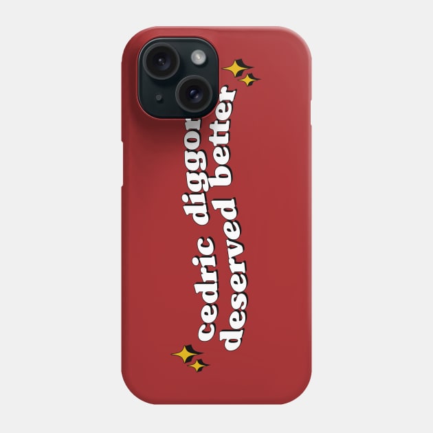 Cedric Diggory deserved better Phone Case by honeydesigns